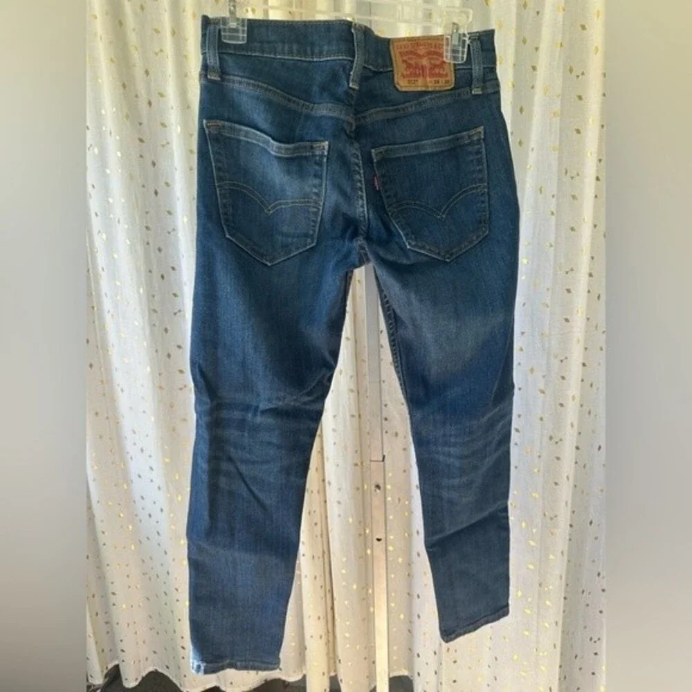 Levi's 512 Men's Slim Tapered Leg Fit Dark Wash Denim Jeans W28 L30